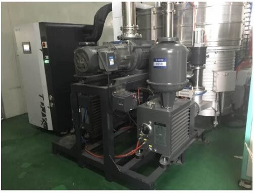 2200m3/H Oil Sealed Industrial Vacuum Pump System For Coating JZ600-2H  Green Color