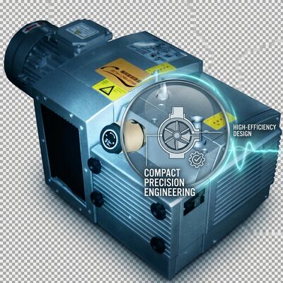Rotary vane low-pressure compressor,80m³/h, oil-free, air-cooled,KDE80