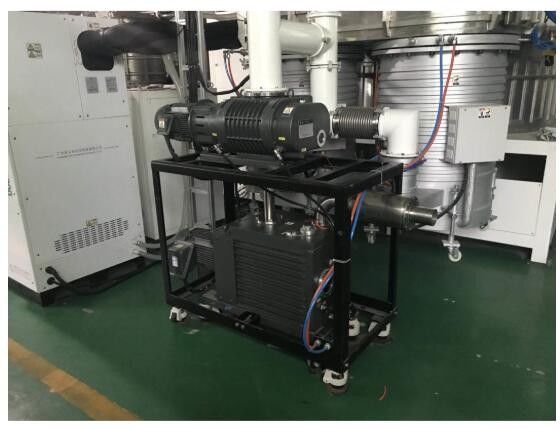 450KG Vacuum Pump System 1080m3/H Oil Sealed Vacuum Pump Booster System
