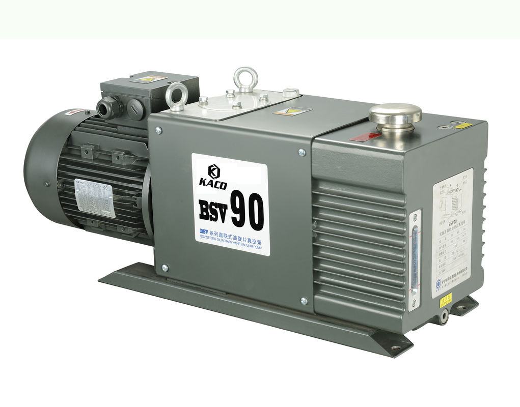 90m3/H BSV90 Two Stage Oil Sealed Rotary Vane Pumps For Refrigeration System