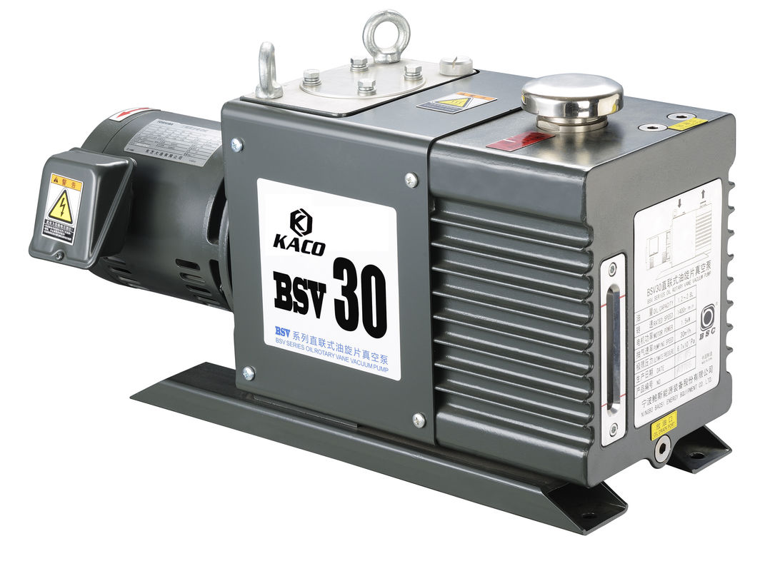 BSV30 Oil Rotary Vane Type Vacuum Pump 30m3/H For Refrigerator Refrigerant Charging
