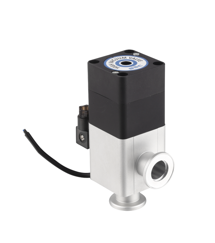 BAOSI GDQ Series GDQ-J16(B)MS Pneumatic High Vacuum Baffle Valve DN16 Pneumatic KF16 Aluminum Alloy (Magnetic Switch)