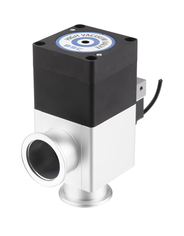 BAOSI GDQ Series GDQ-J50(B)MS Pneumatic High Vacuum Baffle Valve DN50 Pneumatic KF50 Aluminum Alloy (Magnetic Switch)