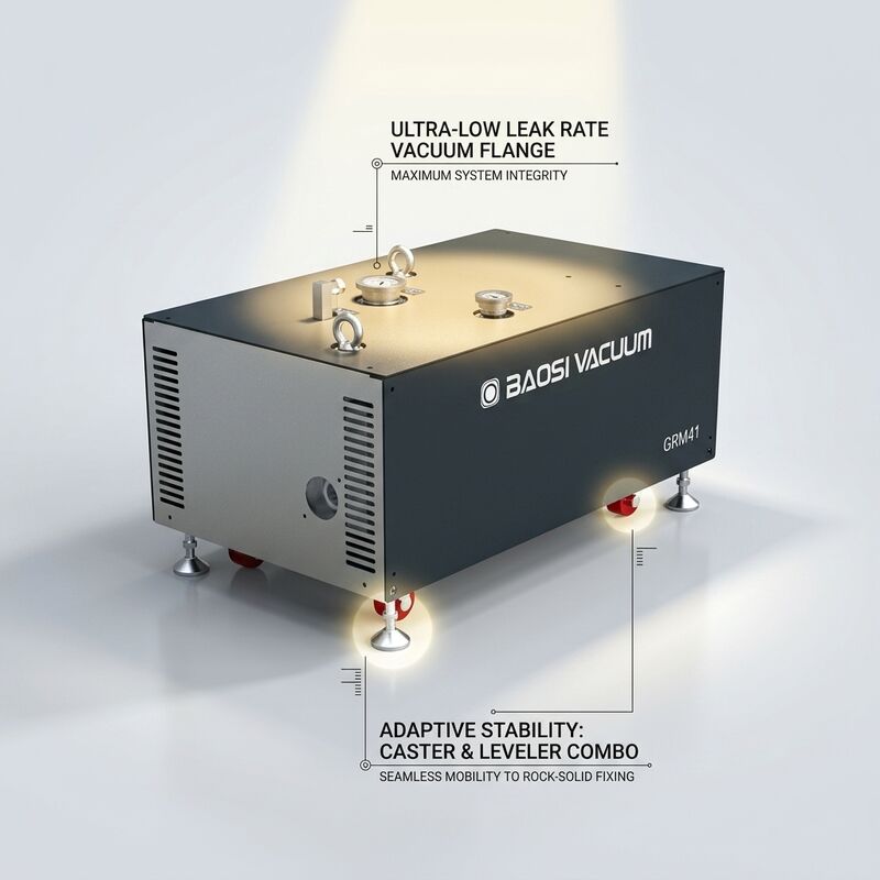 GRM41 Dry Vacuum Pump System 600 L/min KF40 PMSM Energy Efficient Drive for Semiconductor Vacuum Coating